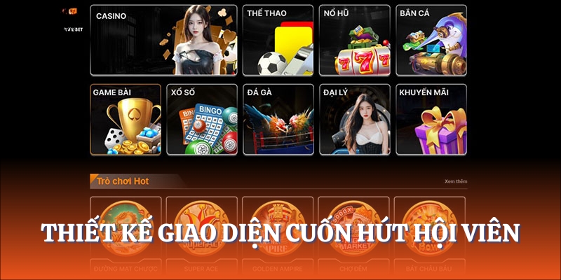 Thiết kế giao diện cuốn hút hội viên